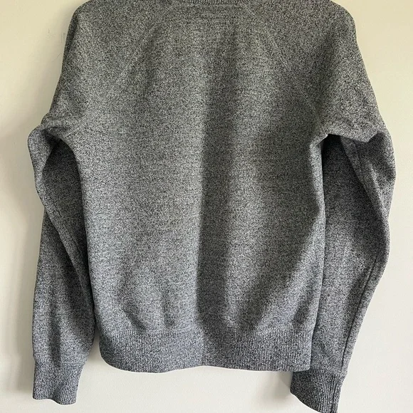 Roots Salt & Pepper Crewneck Sweater with Black Beaver Design - Picture 3 of 3